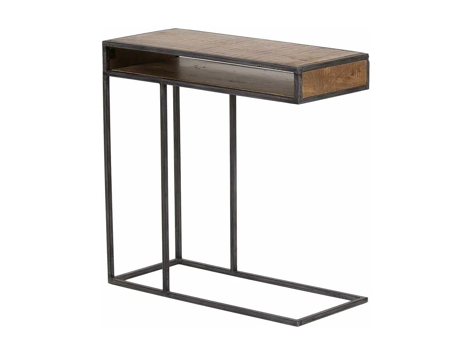 Table d'appoint bois et metal | Manguier Stockholm