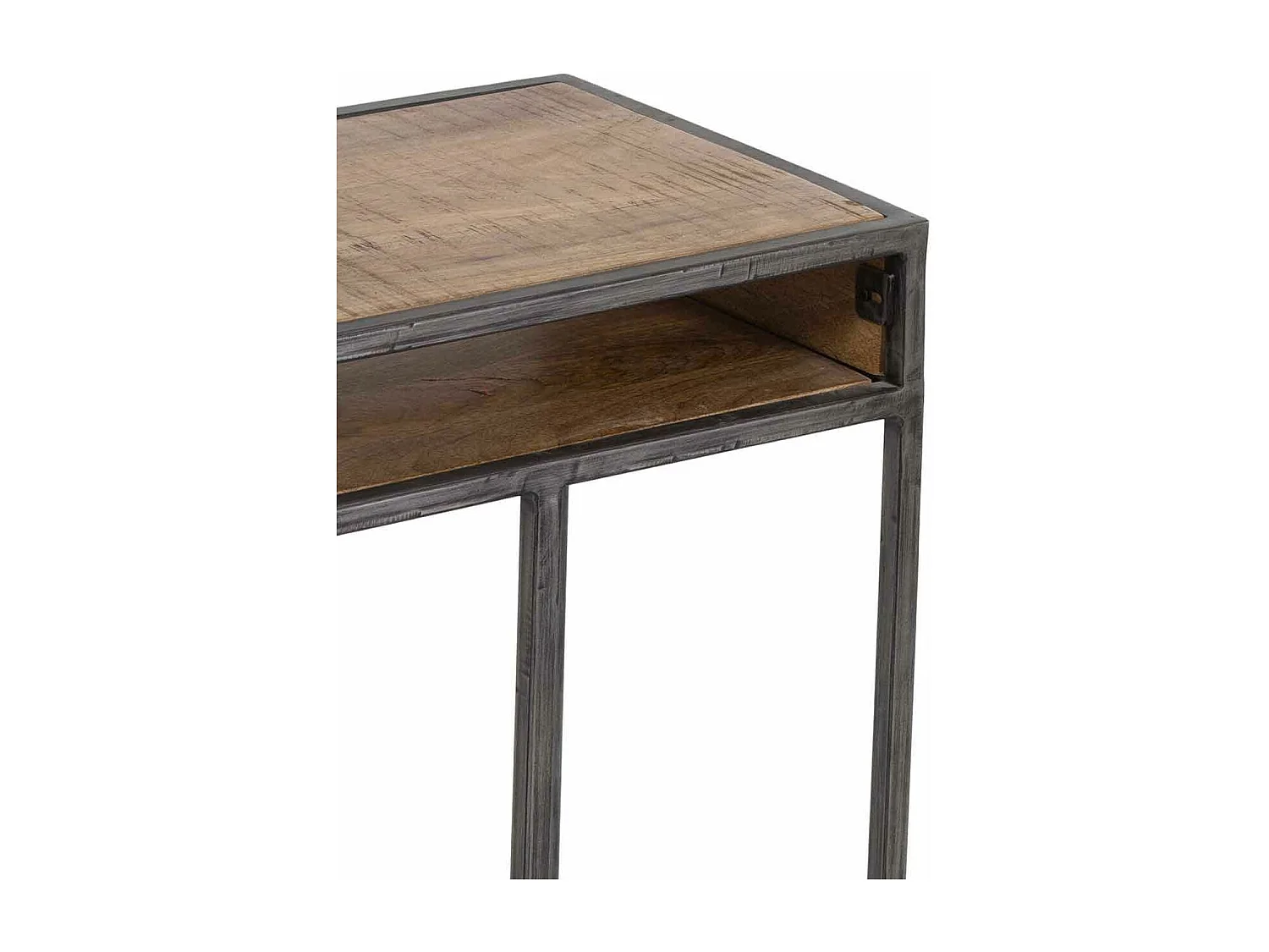 Table d'appoint bois et metal | Manguier Stockholm