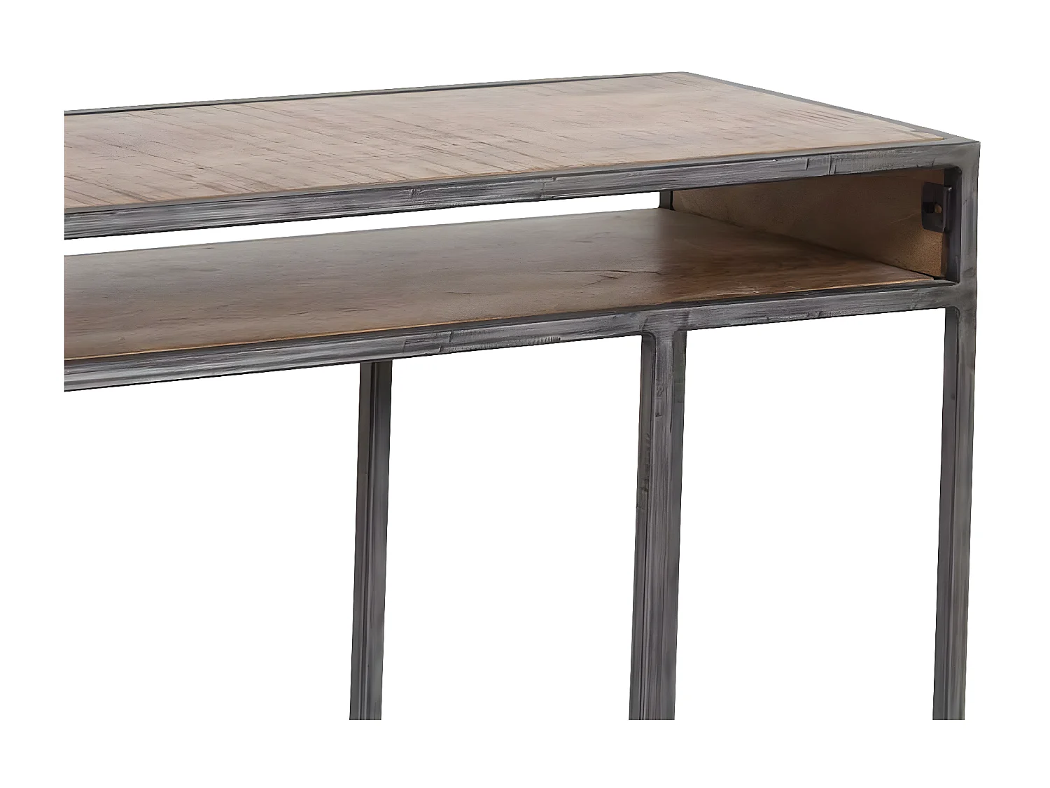 Table d'appoint bois et metal | Manguier Stockholm