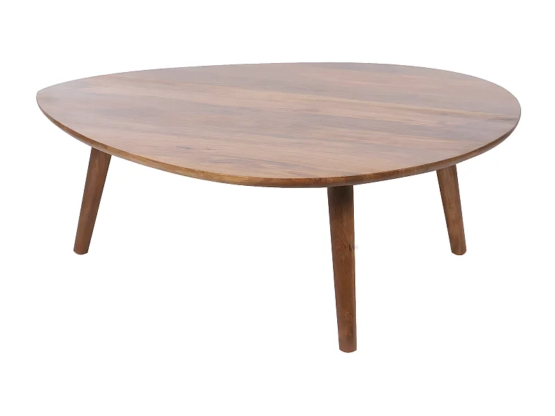 Table basse losange 117X105X40 en manguier massif