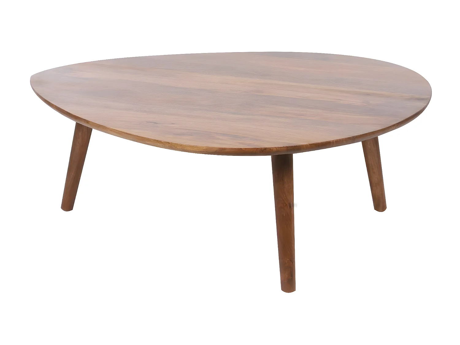 Table basse losange 117X105X40 en manguier massif