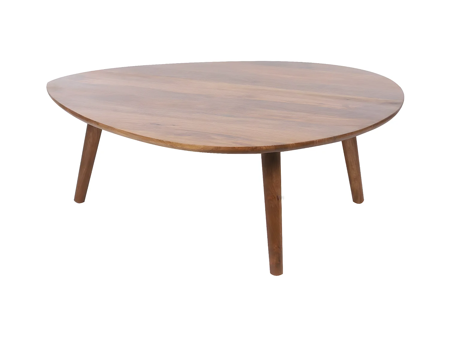 Table basse losange 117X105X40 en manguier massif