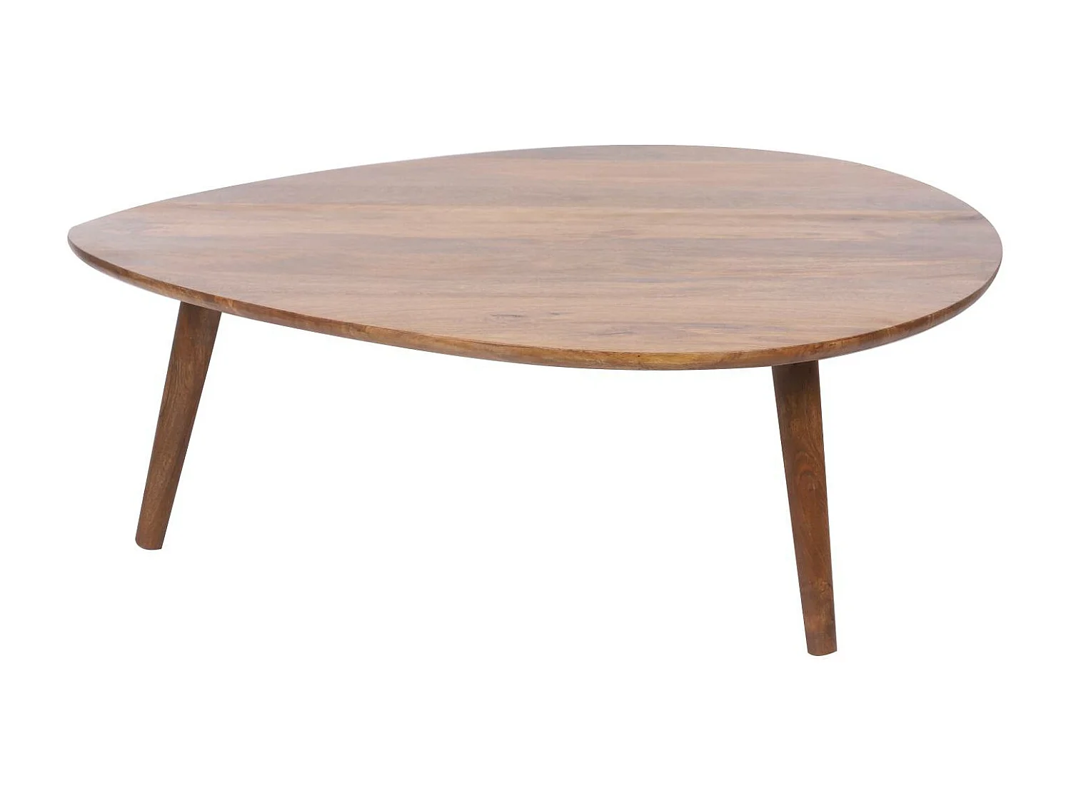 Table basse losange 117X105X40 en manguier massif