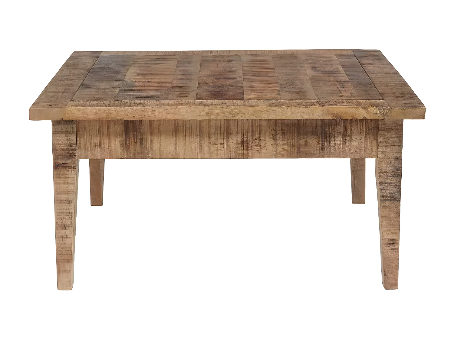 Table basse carrée 2 tiroirs | Manguier Farm II