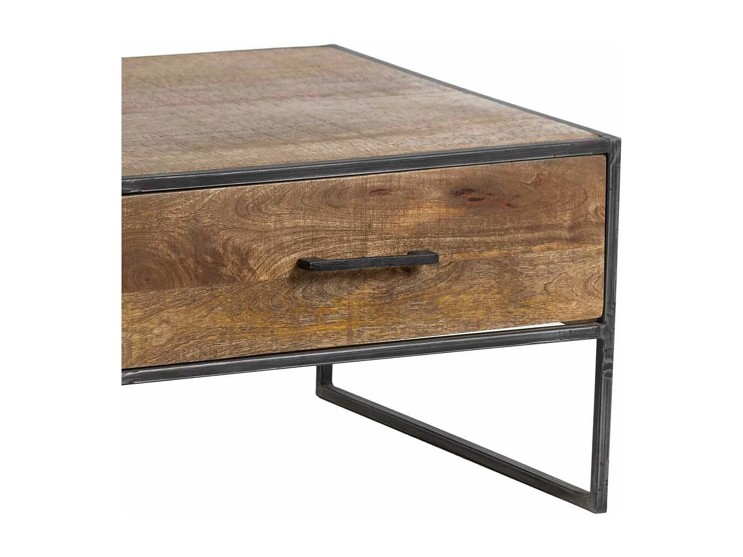 Table basse 2 tiroirs | Manguier Stockholm