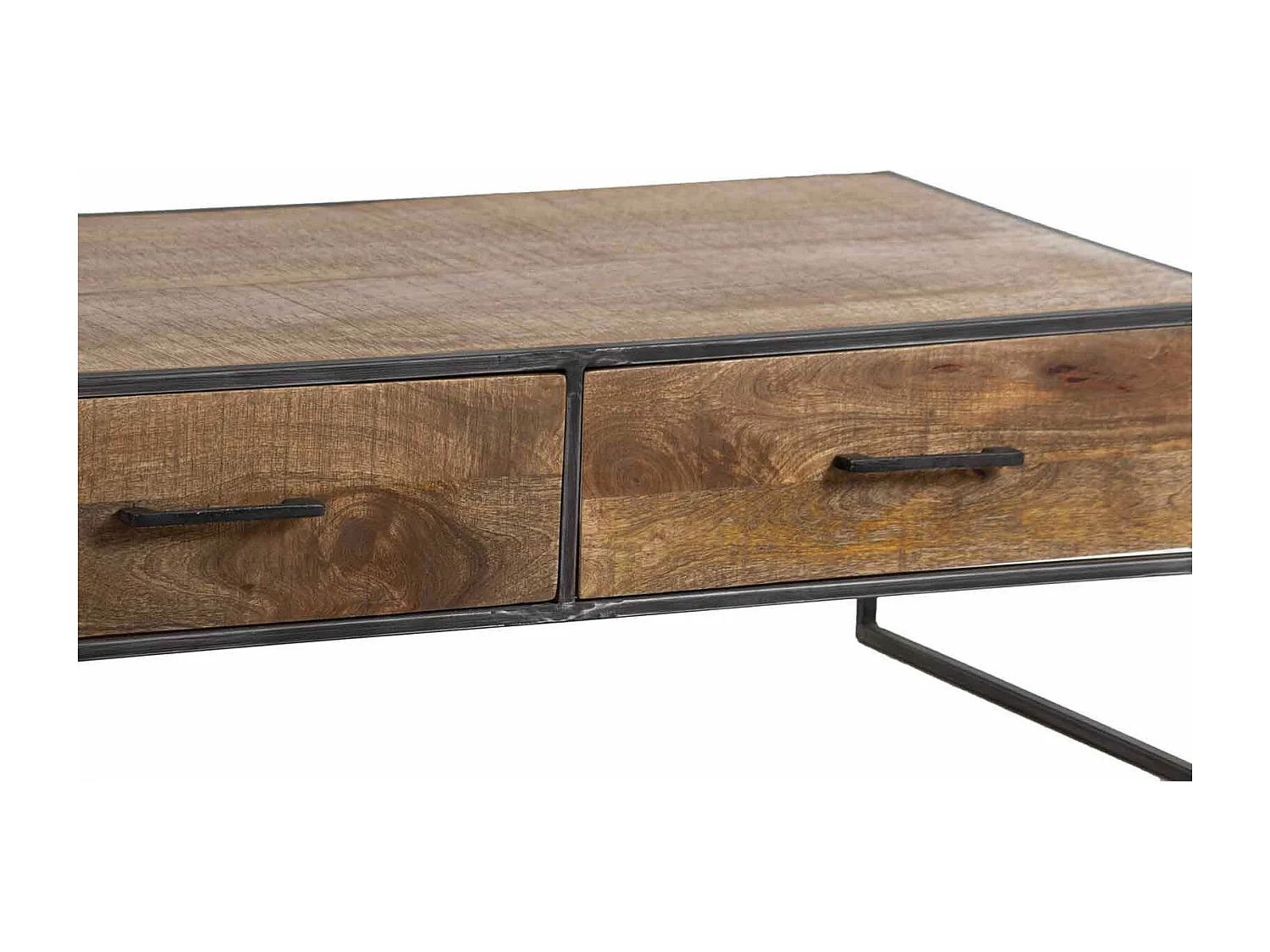 Table basse 2 tiroirs | Manguier Stockholm