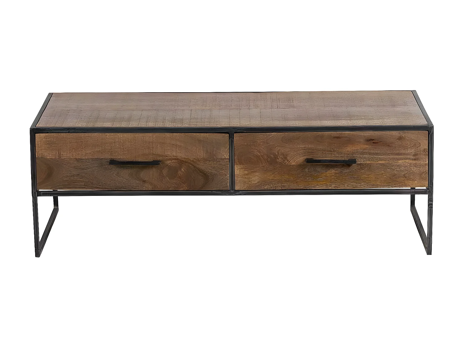 Table basse 2 tiroirs | Manguier Stockholm