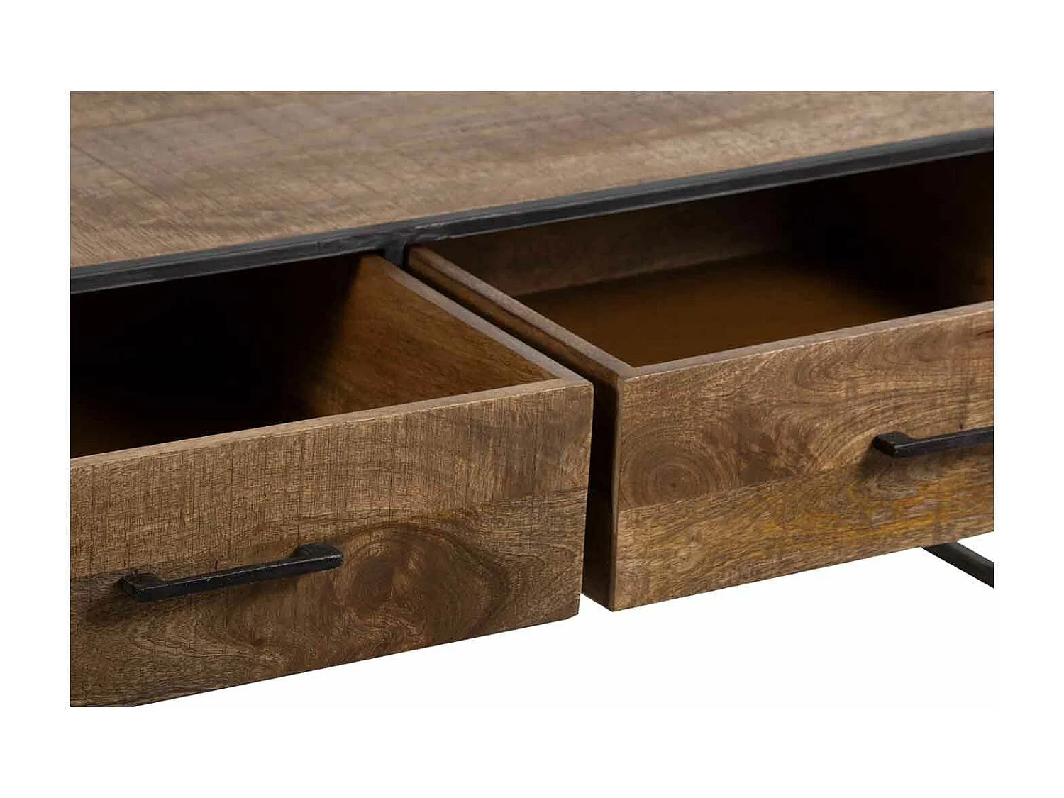 Table basse 2 tiroirs | Manguier Stockholm