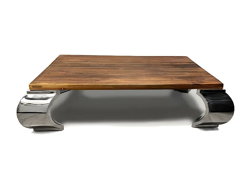 Table basse rectangulaire opium | Acacia Stainless III
