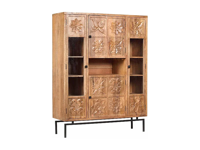 Bibliothèque 4 portes | Manguier Sculture