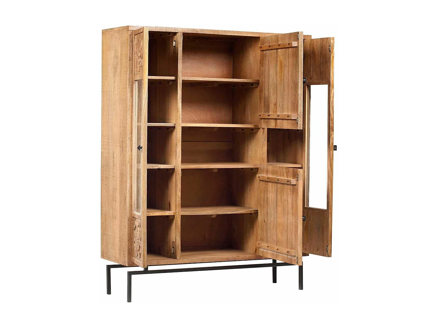 Bibliothèque 4 portes | Manguier Sculture