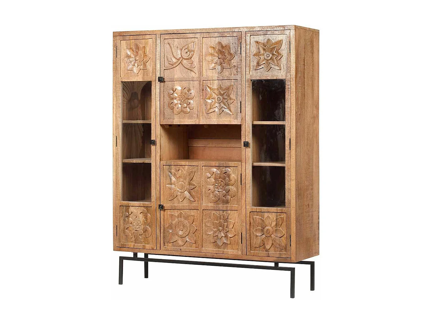 Bibliothèque 4 portes | Manguier Sculture