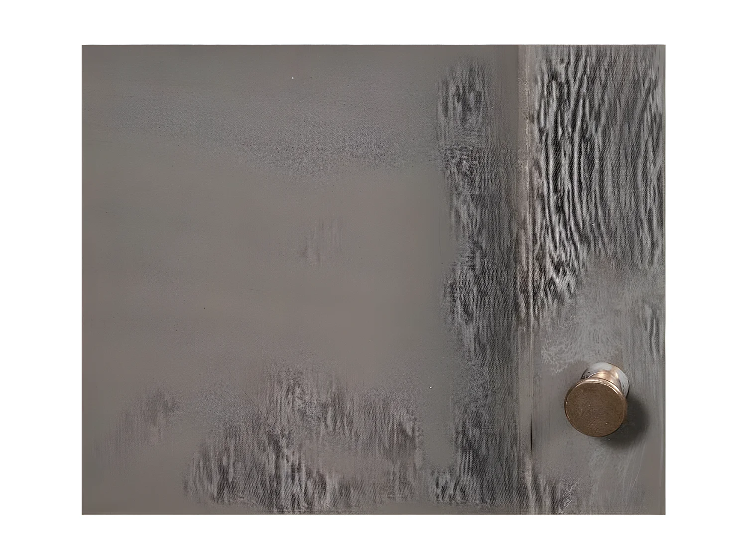 Bibliothèque 2 portes en acacia massif et plaquage