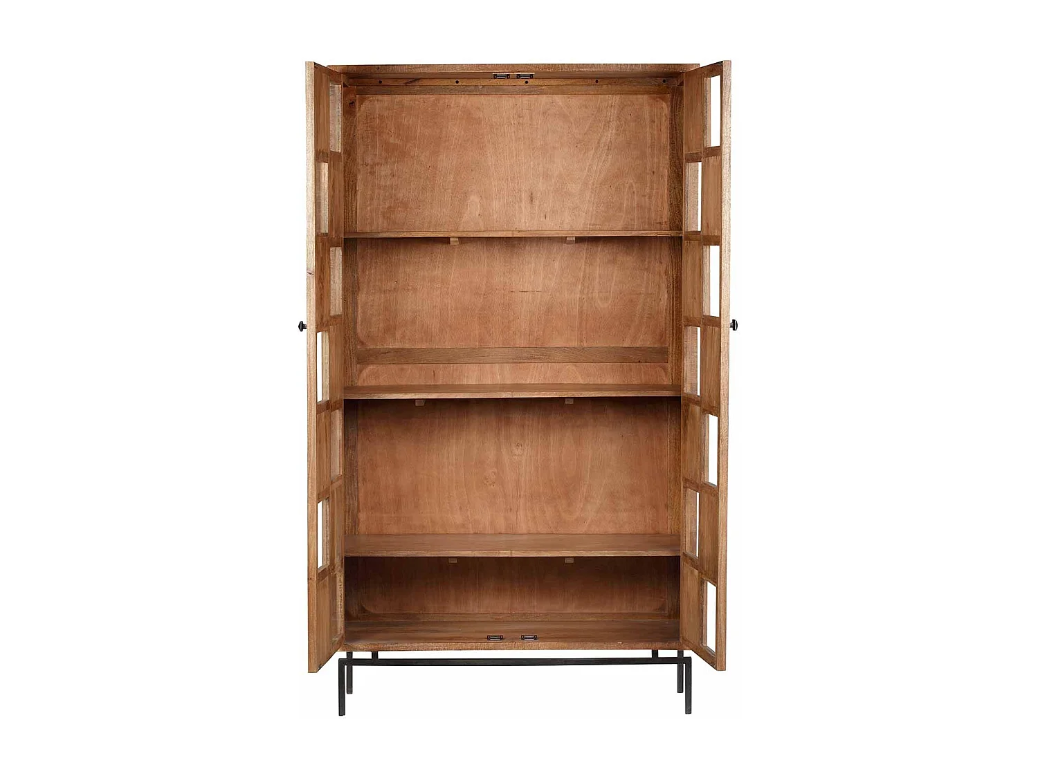 Bibliothèque sculptée 2 portes | Manguier Sculture