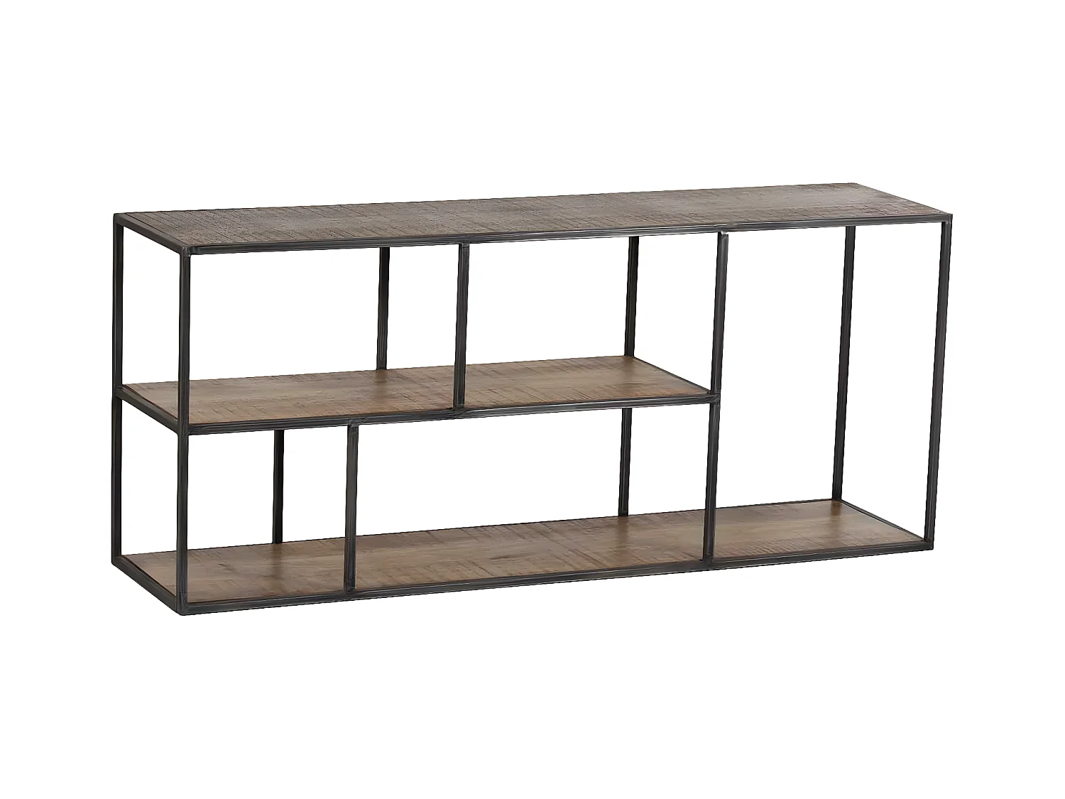 Etagere basse bois metal | Manguier Stockholm