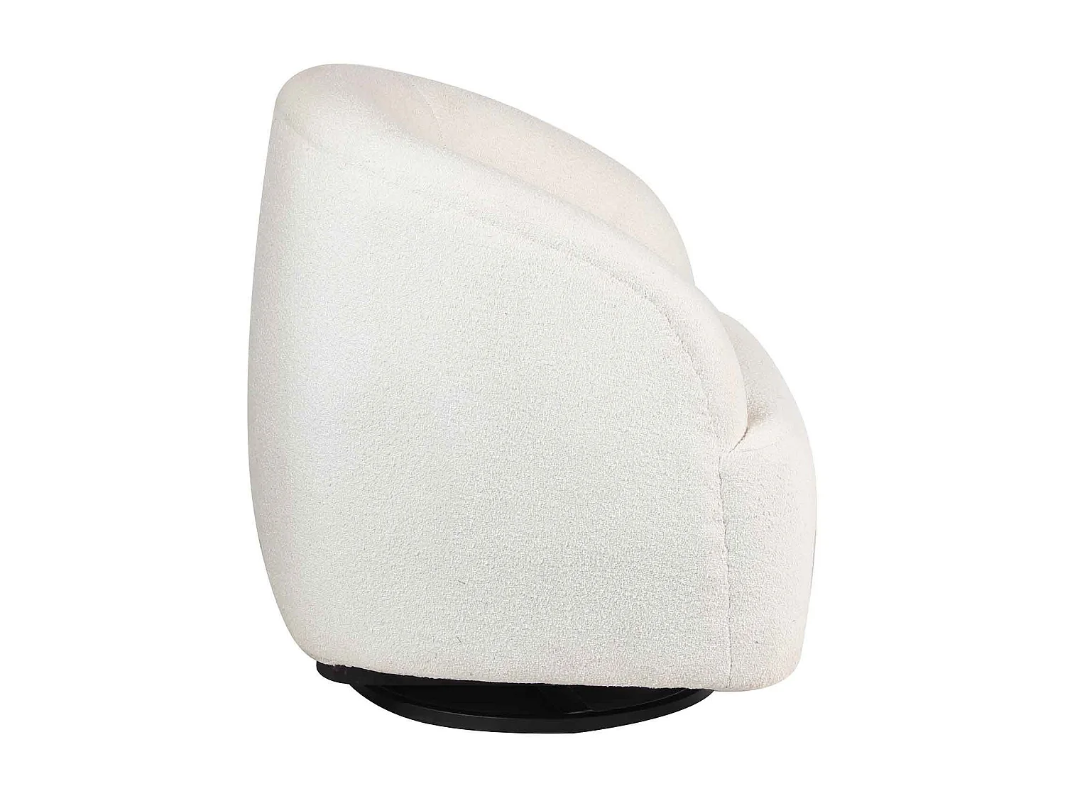 Fauteuil pivotant blanc Gubi | Offre M&M