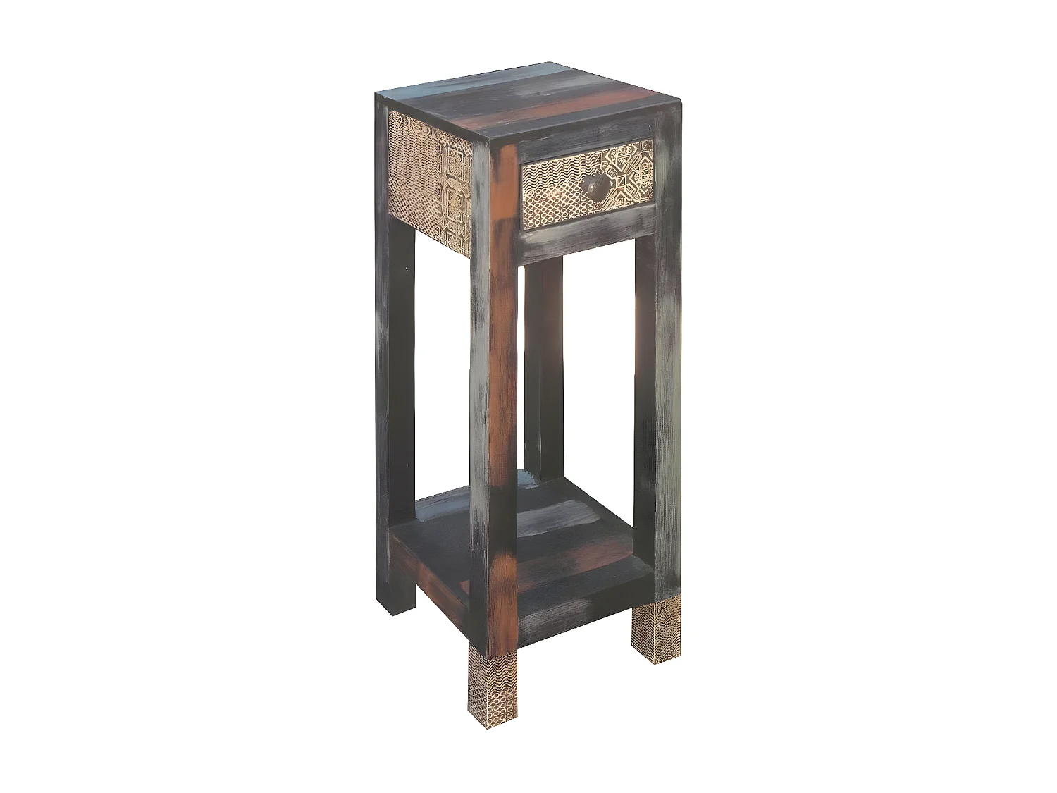 Table d'appoint 1 tiroir | Manguier Pushkar