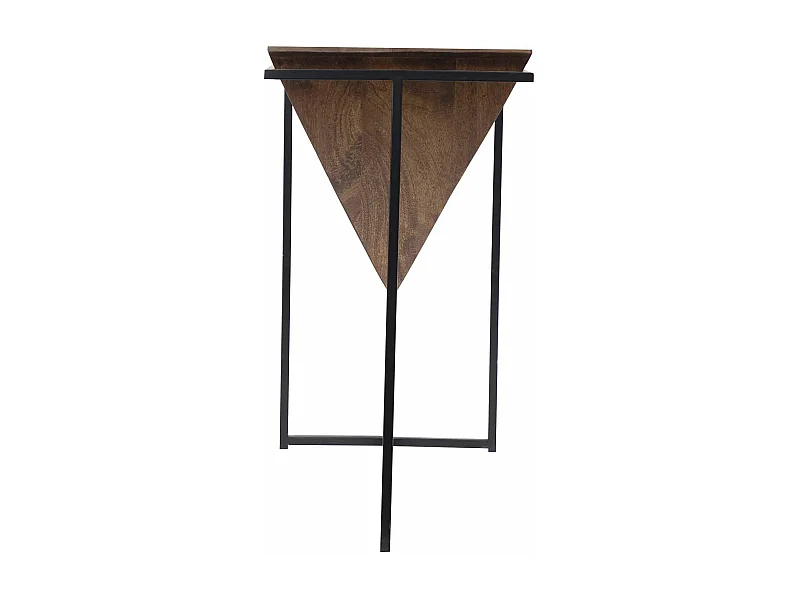 Sellette pyramide bois et métal | Acacia Sirocco