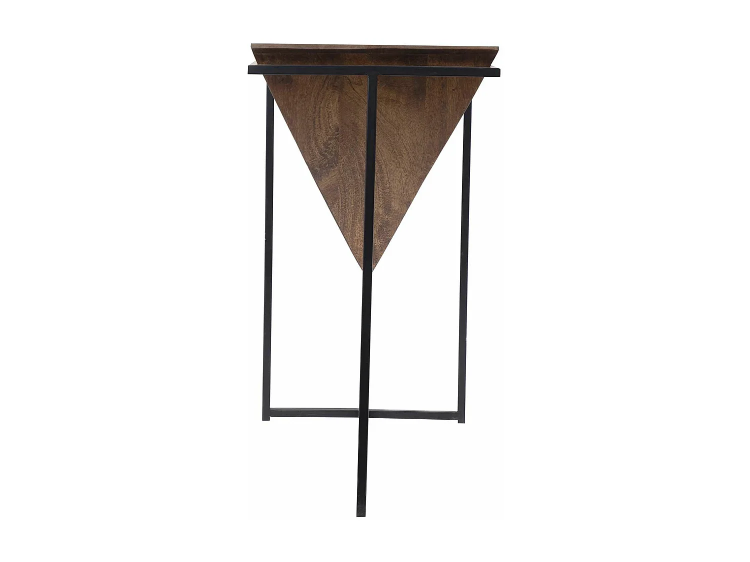 Sellette pyramide bois et métal | Acacia Sirocco