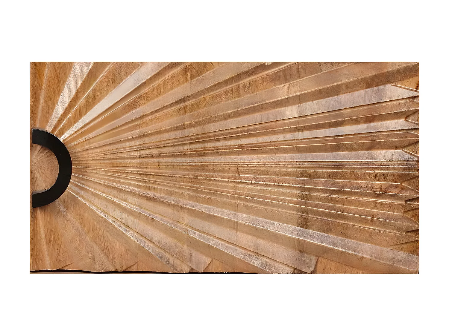 Meuble TV 2 portes 2 tiroirs | Manguier Solaris