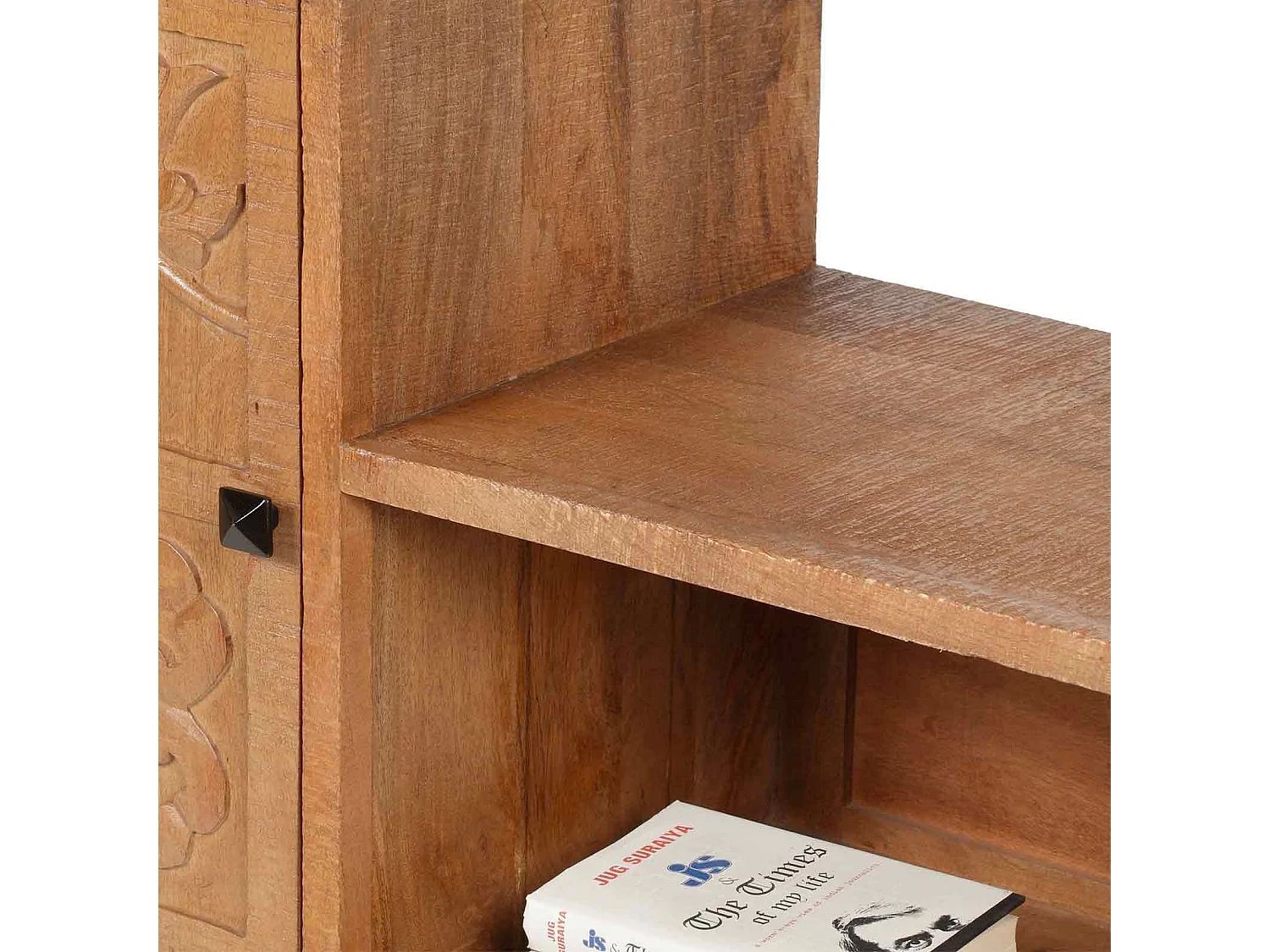 Meuble TV asymétrique 1 porte | Manguier Sculture