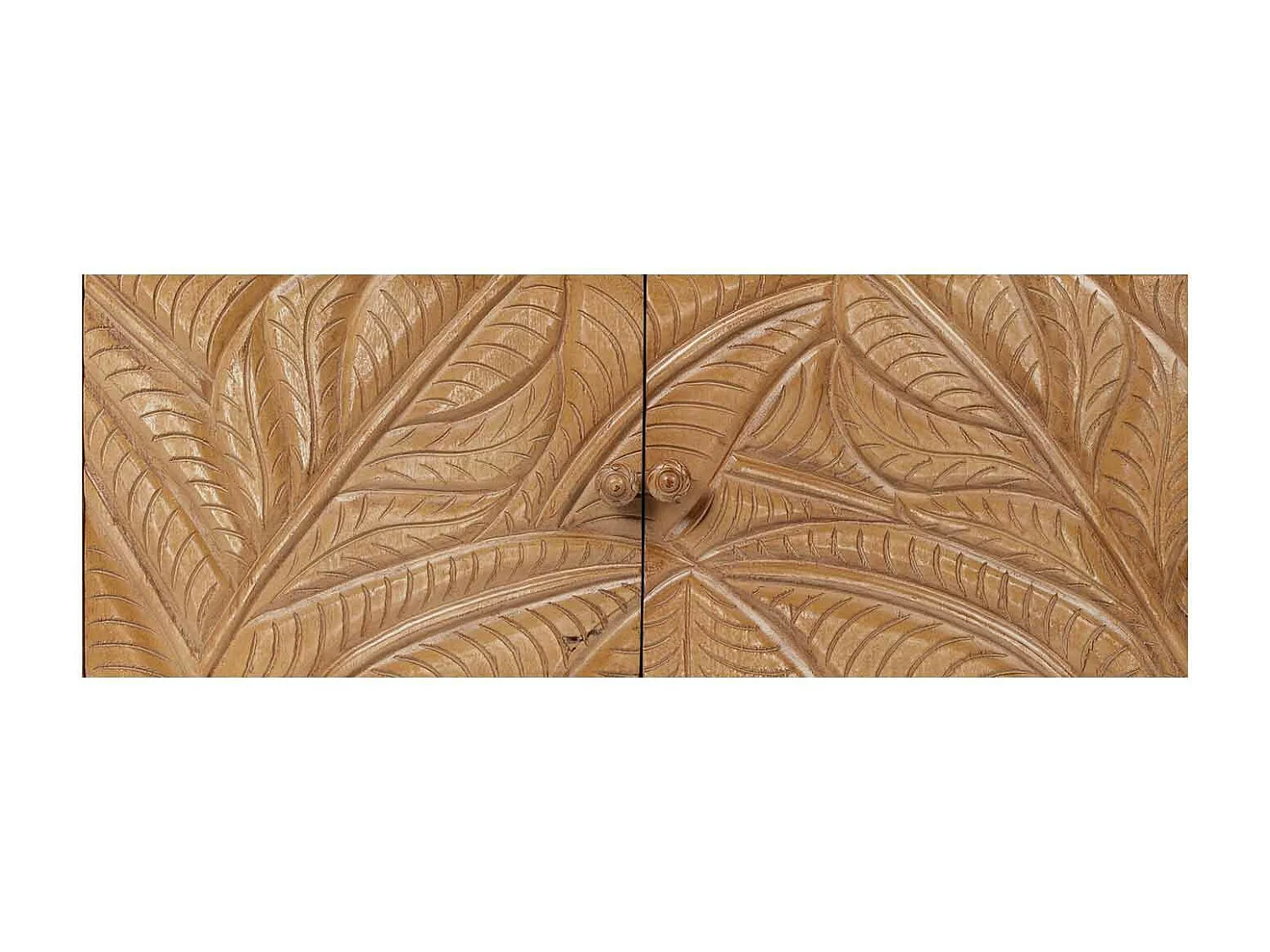 Meuble TV 2 portes 2 niches | Manguier Floria