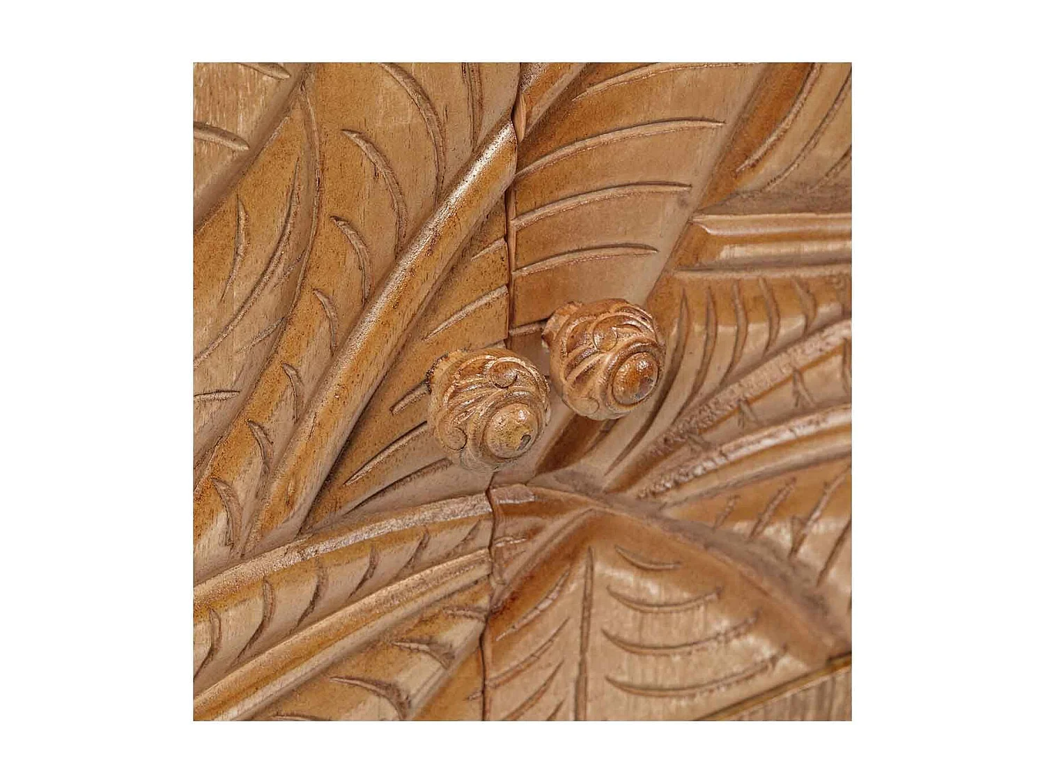 Meuble TV 2 portes 2 niches | Manguier Floria