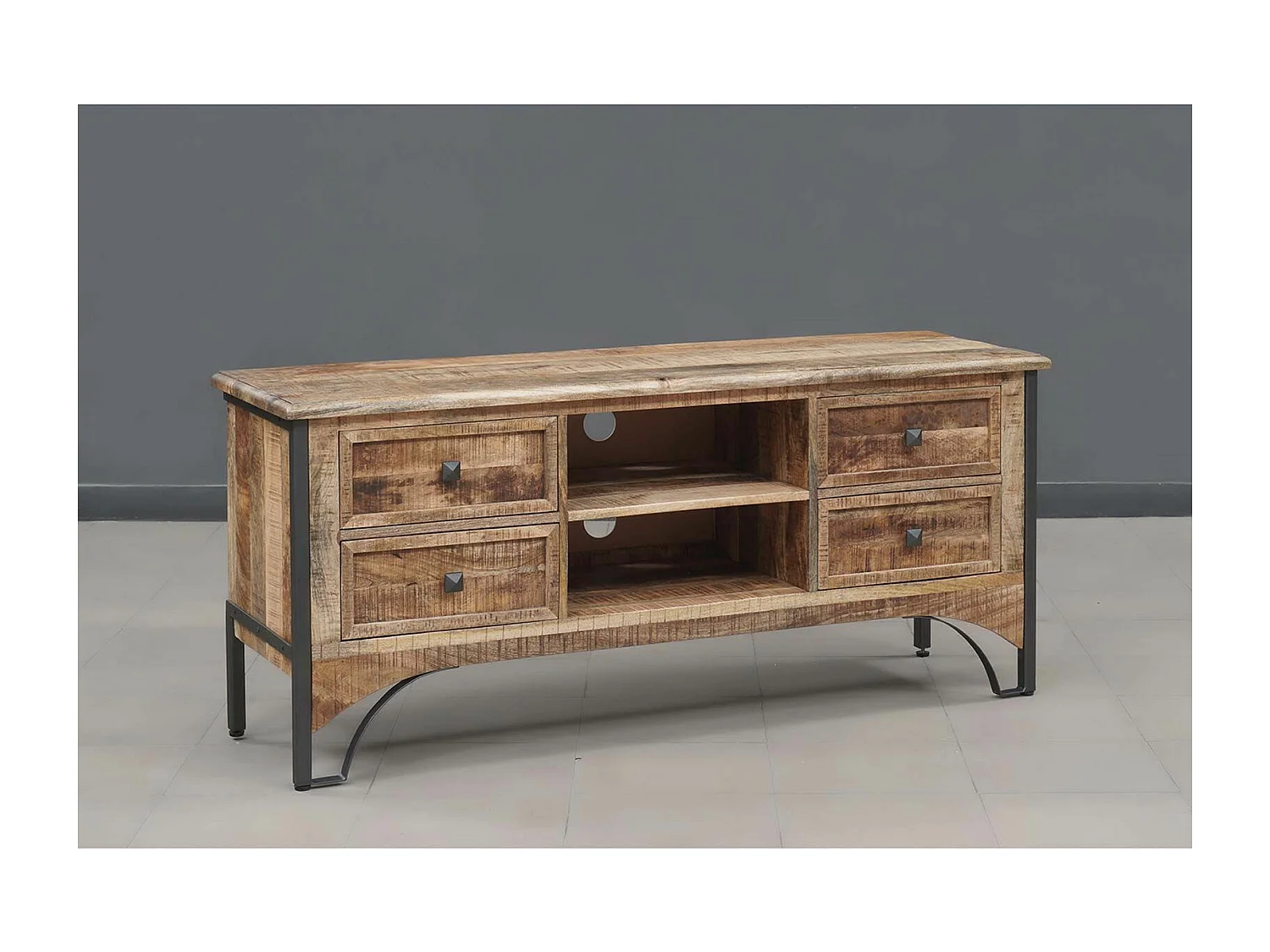Meuble TV 4 tiroirs | Manguier Pondicherry