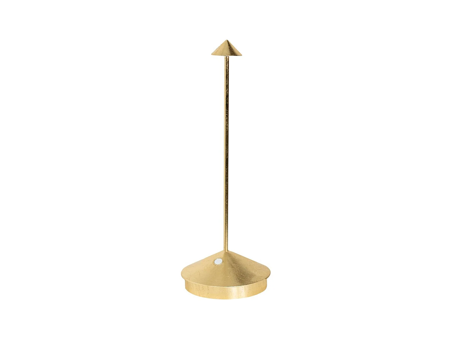 Lampe de table LED Pina Pro Feuille d'or rechargeable et dimmable sans fil Zafferano