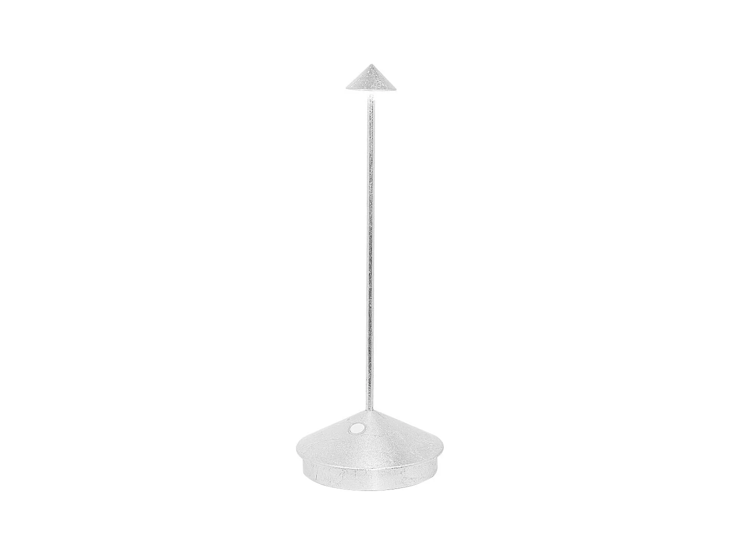 Pina Pro LED tafellamp Zilverblad oplaadbaar en dimbaar draadloos Zafferano