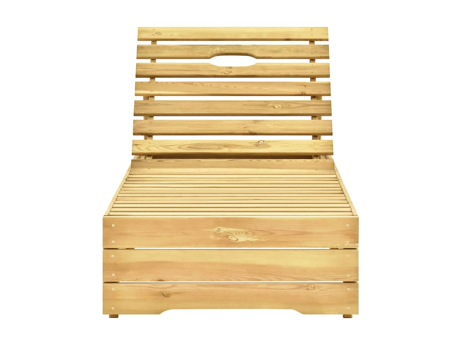 Tumbona tumbona para tomar el sol cama de jardín terraza muebles de exterior madera de pino impregnada de verde 02_0012711