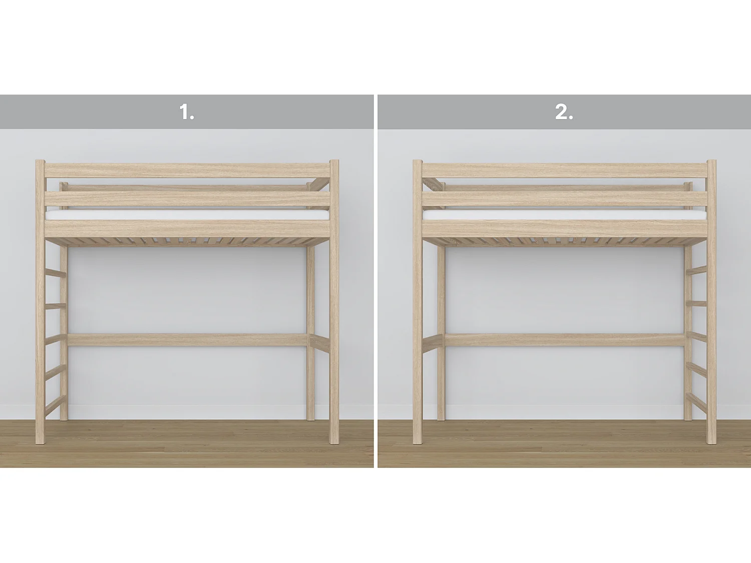 HOCHBETT N01 Sonoma Eiche 80x180