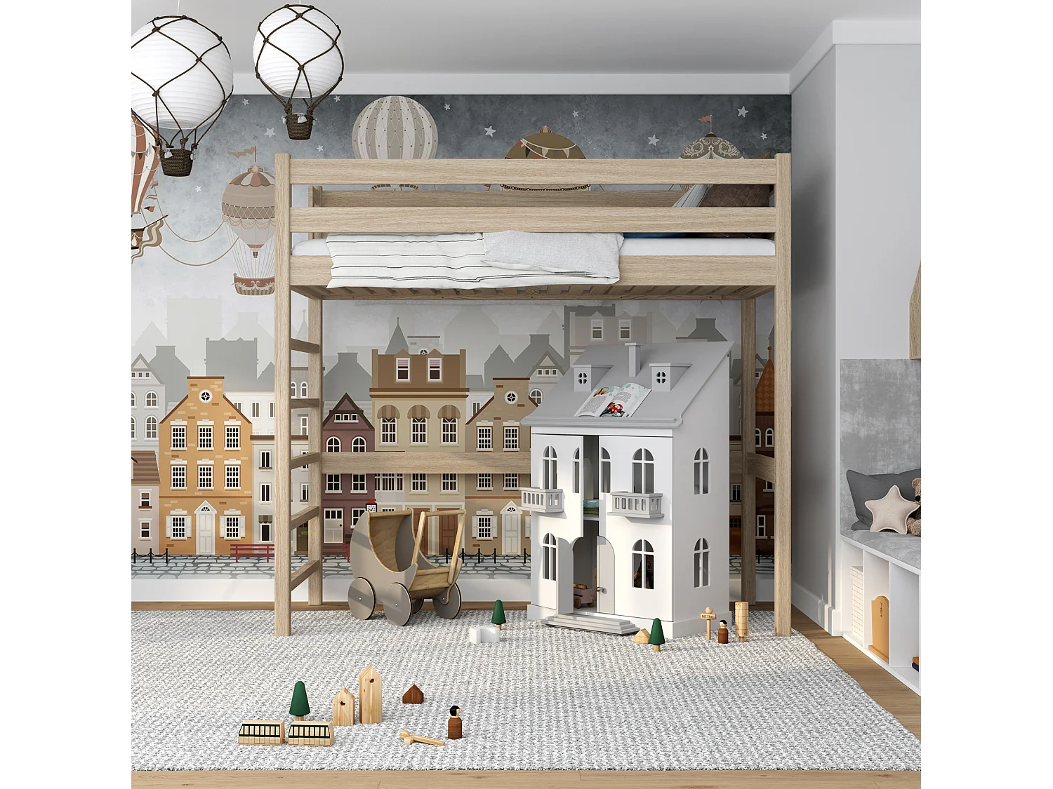 HOCHBETT N01 Sonoma Eiche 90x190