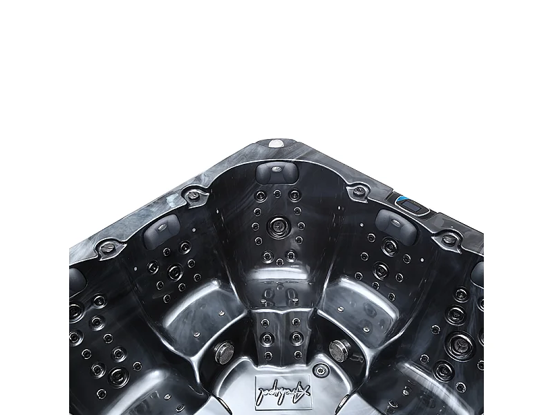 Spa 5 places Archipel® GT5 PRO MAX BLACK LED - Spa Thérapeutique Balboa® 215 x 215 cm
