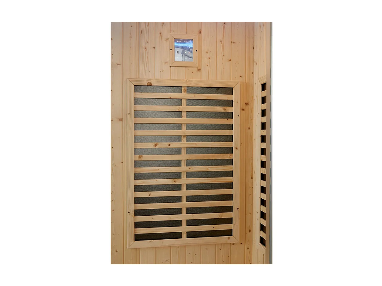 Combi Sauna Infrarouge Douche Hammam Boreal® IRH-180D - Droite