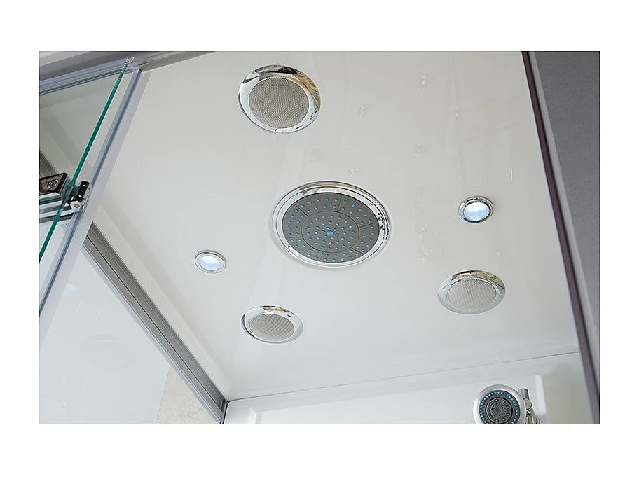 Combi Sauna Infrarouge Douche Hammam Boreal® IRH-180D - Droite