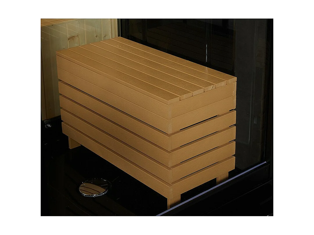 Combi Sauna Douche Hammam Boreal® SH180-D Black droite