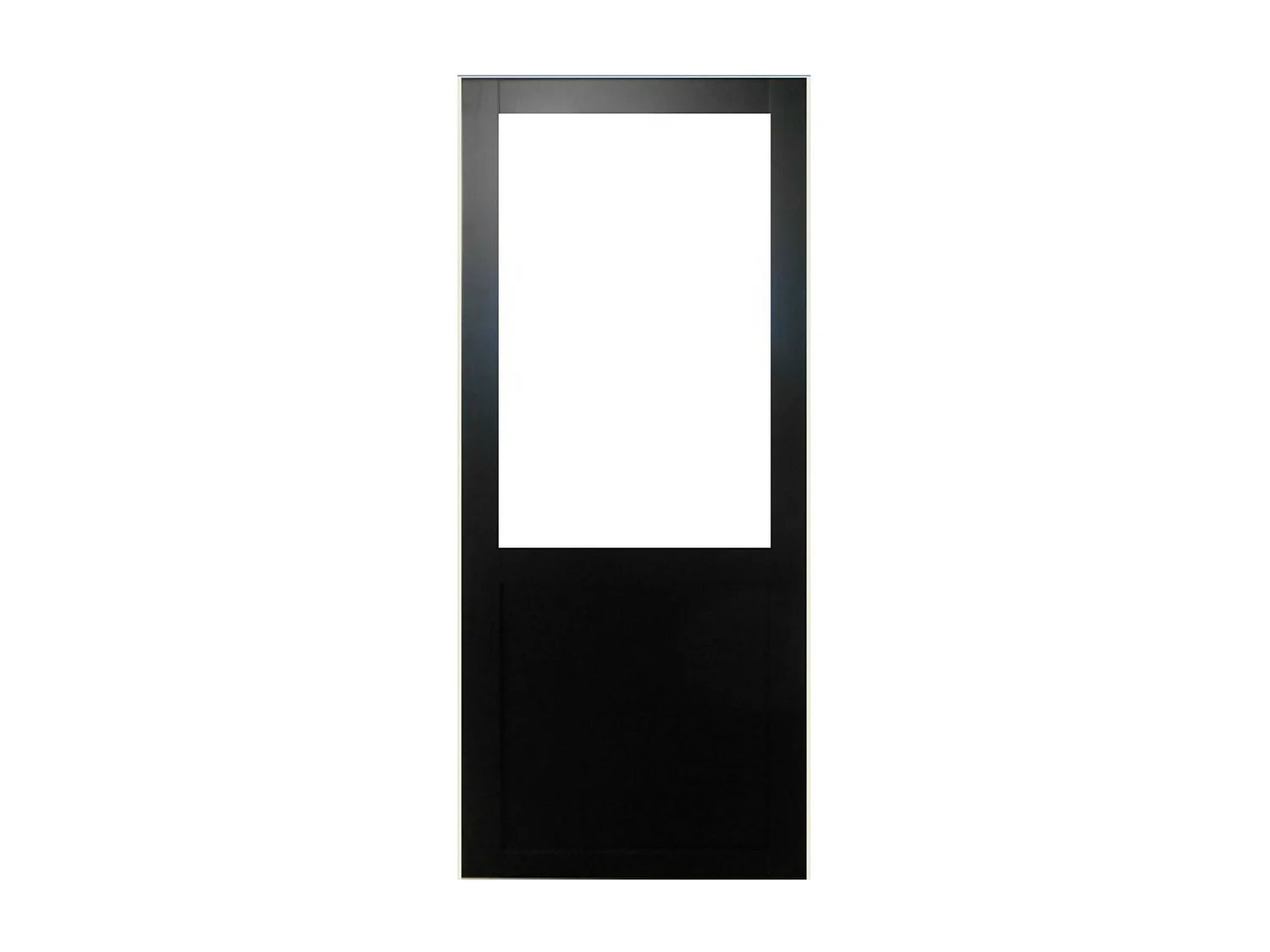 Porte Coulissante Atelier Blanc H204 X L73 Sans Meneau Et Coquilles Blanc Gd Menuiseries