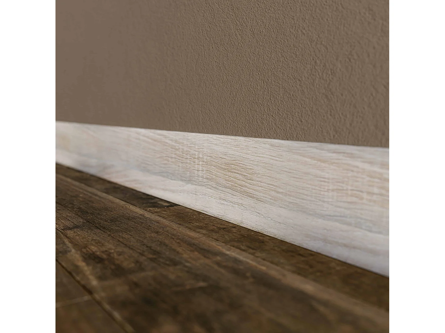 Plinthe à Lèvre PVC - Chêne Naturel - 1 m, À l'unité