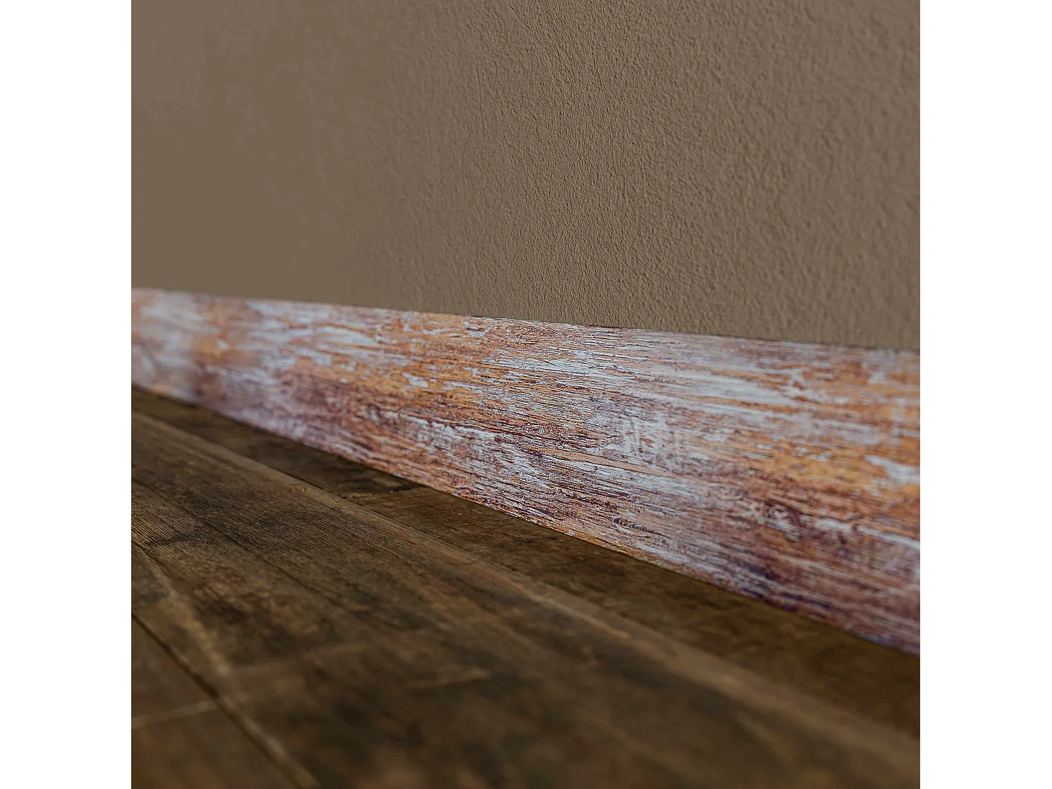 Plinthe à Lèvre PVC - Planche Vieillie - 1 m, À l'unité