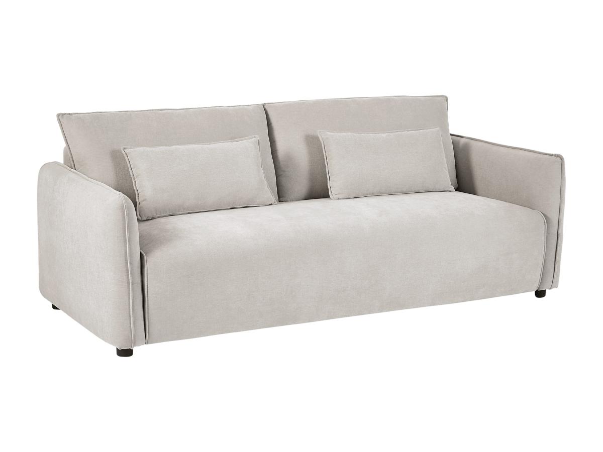 Sofa 3-Sitzer - Stoff - Beige - BALAVO günstig online kaufen