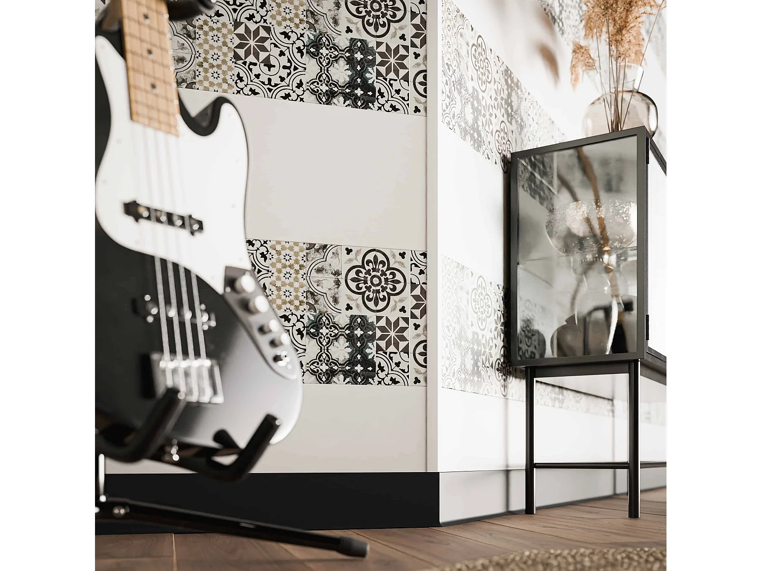 Profil Multifonction PVC Clipsable - 8 mm - Longueur 2.60 m - Blanc