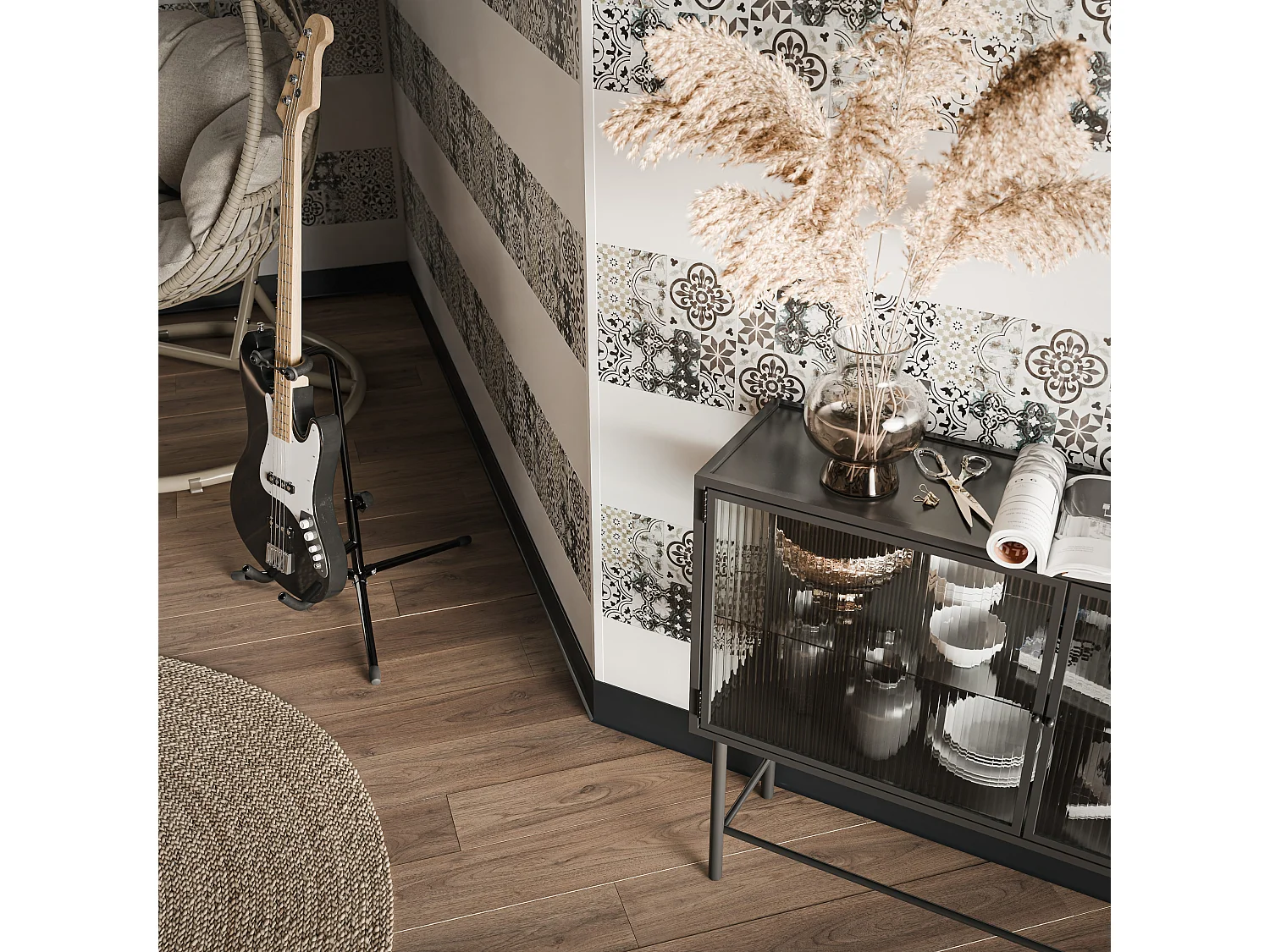 Profil Multifonction PVC Clipsable - 8 mm - Longueur 2.60 m - Blanc