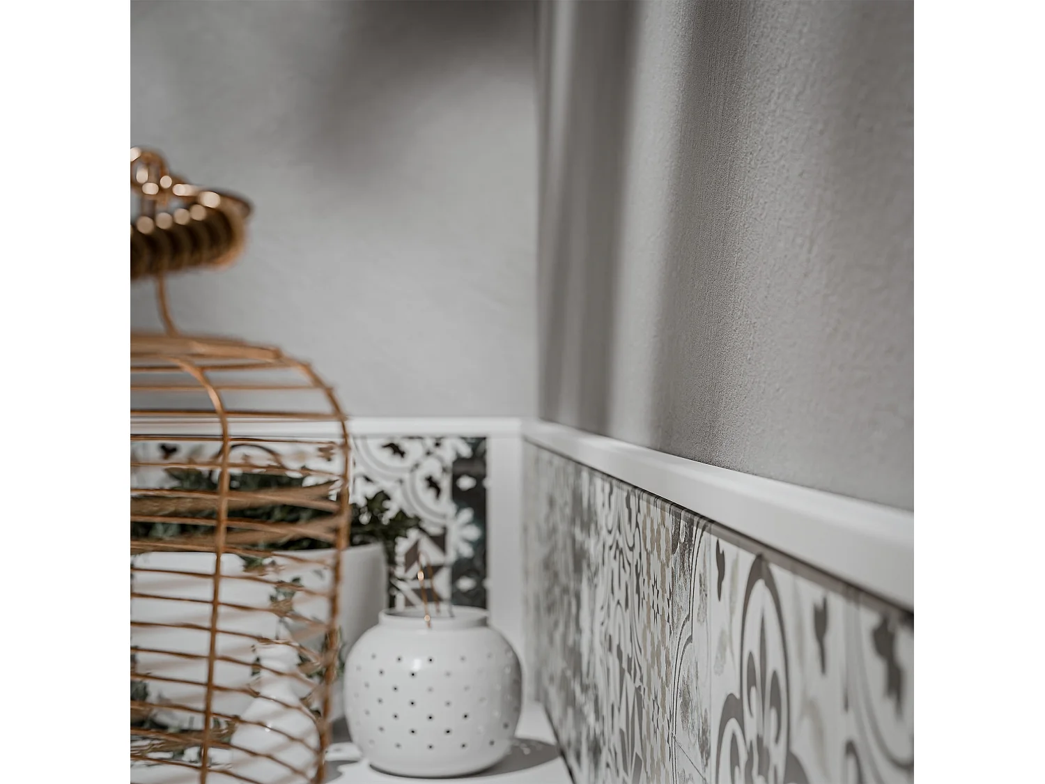 Profil d'Arrêt PVC 8 mm - Longueur 2.60 m - Blanc