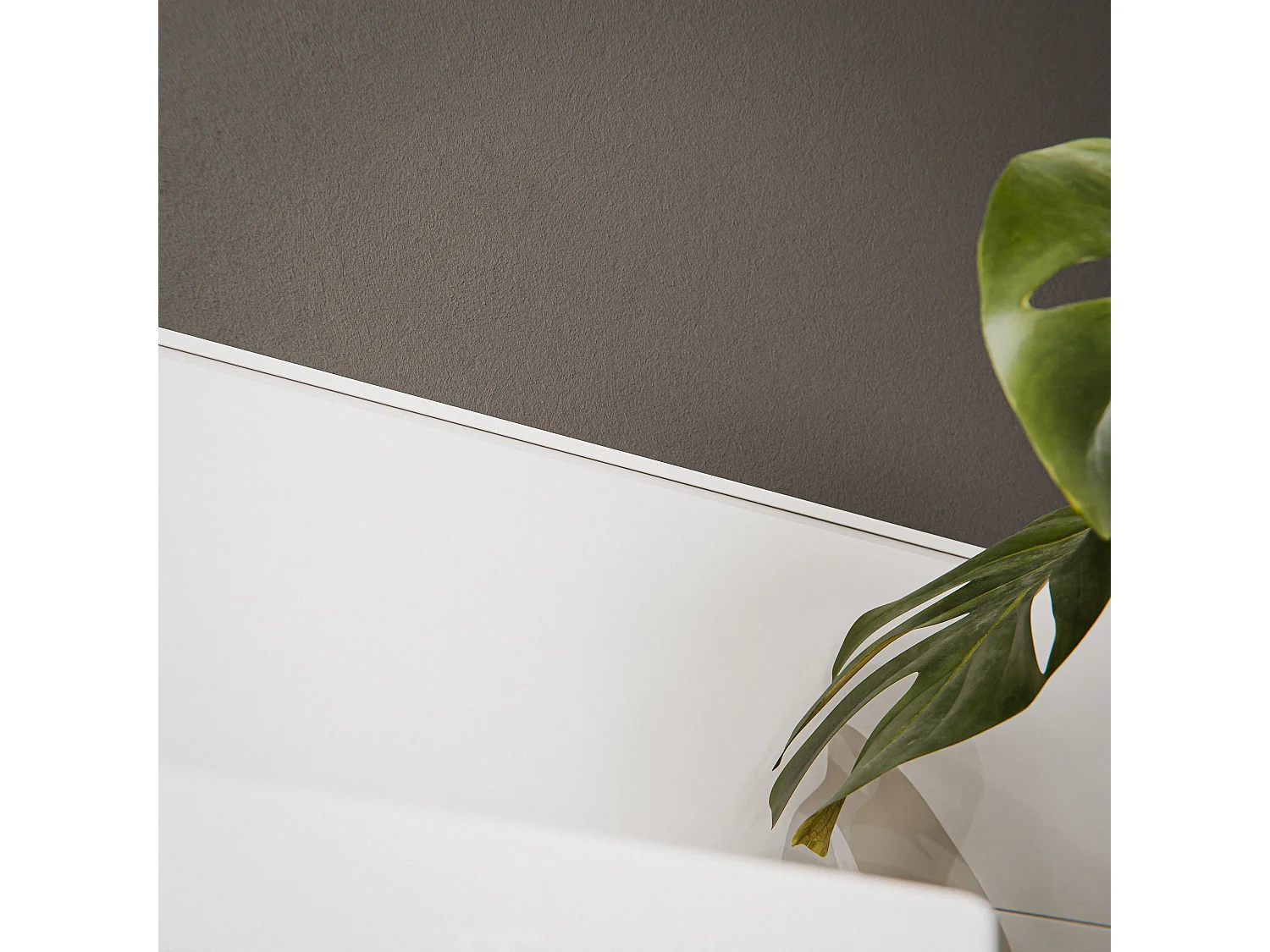 Profil d'Arrêt PVC Clipsable 8 mm - Longueur 2.60 m - Blanc