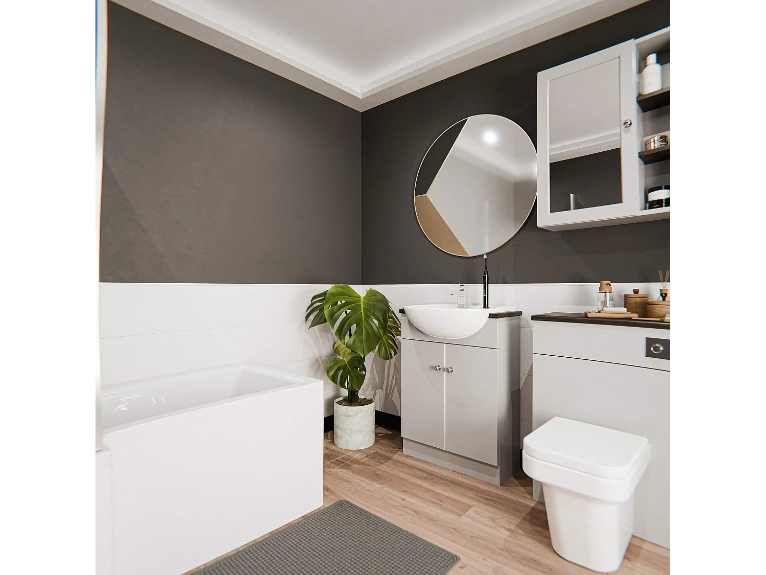 Profil d'Arrêt PVC Clipsable 8 mm - Longueur 2.60 m - Blanc