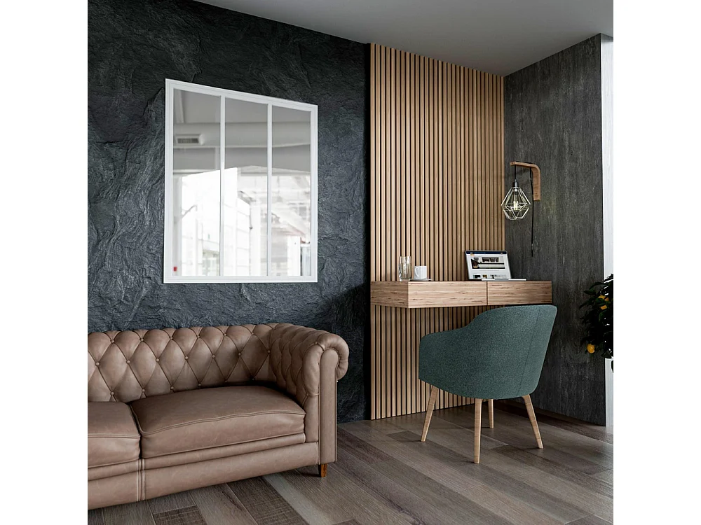 Verrière 3 Carreaux - Déjà Montée - Blanc