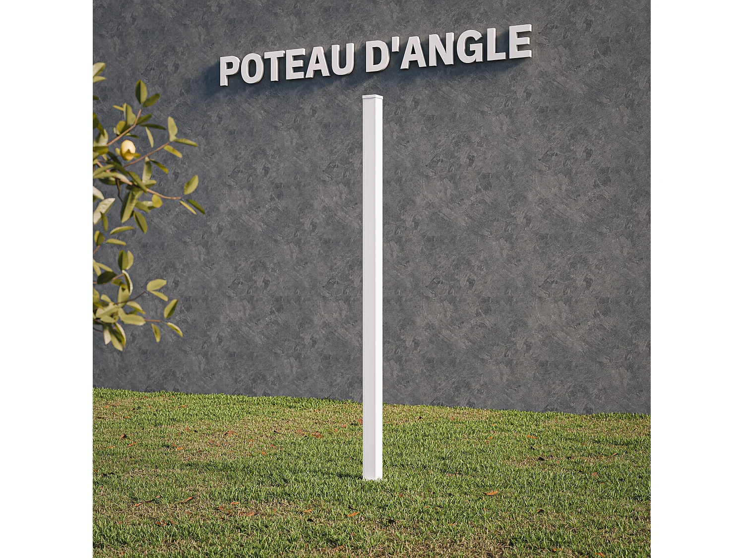 Poteau d'Angle SLIM 180 cm
