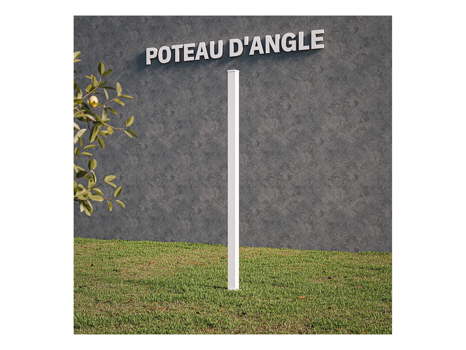 Poteau d'Angle SLIM 180 cm
