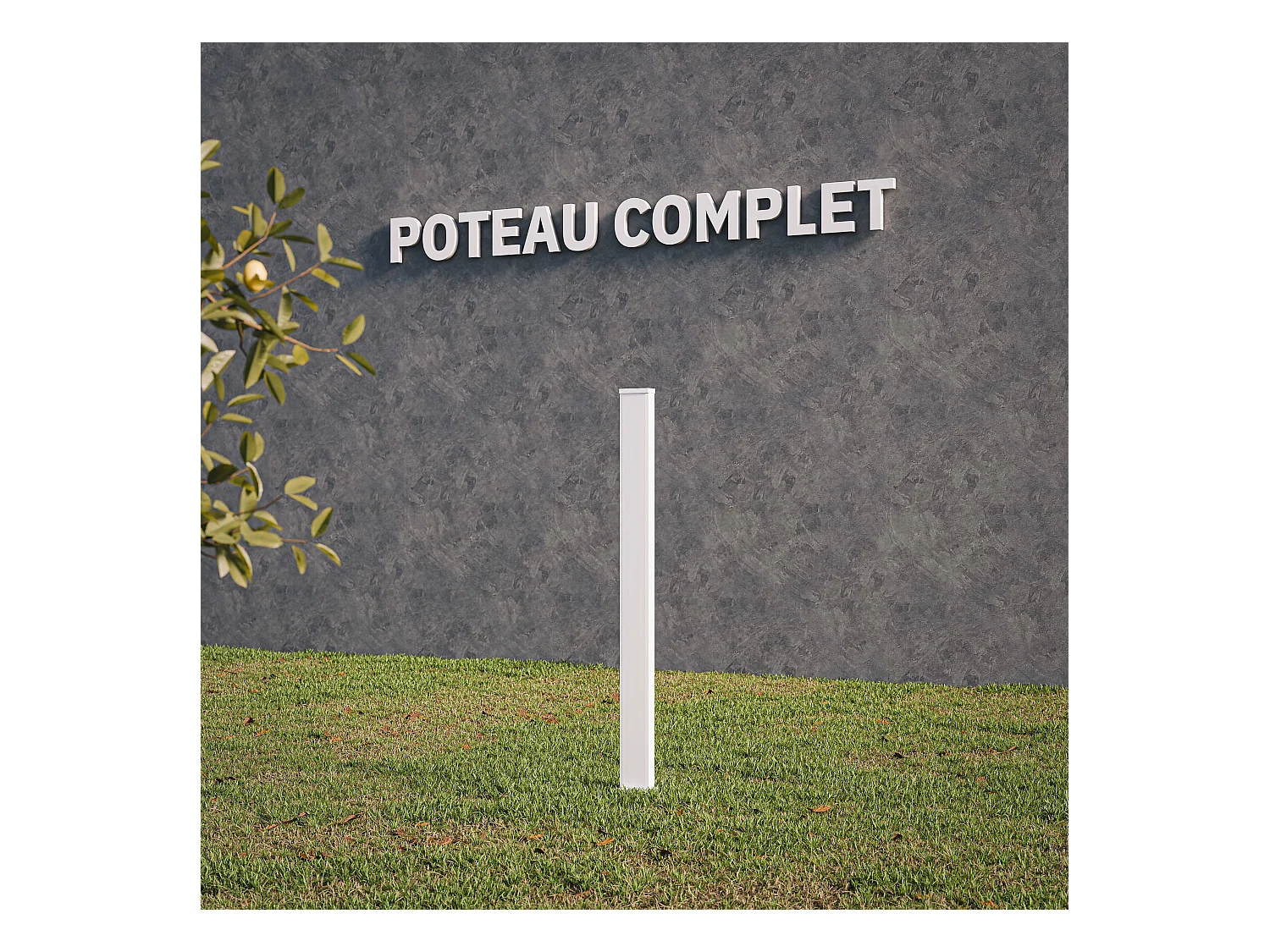 Poteau Complet SLIM 120 cm